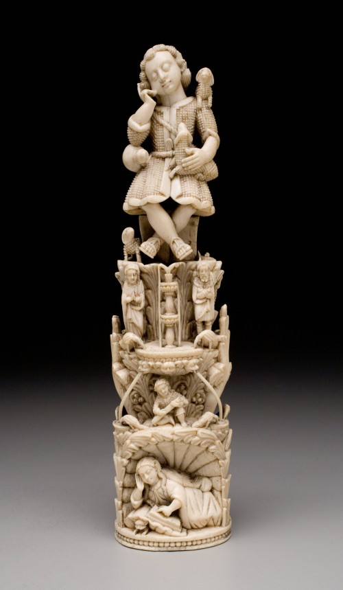 Carved Ivory Group: Christ the Good Shepherd