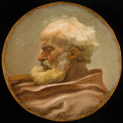 Head of an Old Man in Profile