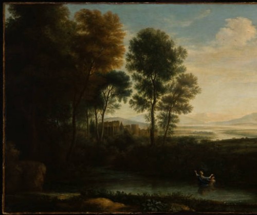 Landscape with Psyche Saved from Drowning Herself (L’Amour et Psyche)