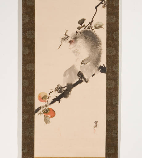 Hanging Scroll, Legend of the Monkey and the Crab