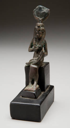 Seated Isis Holding Horus